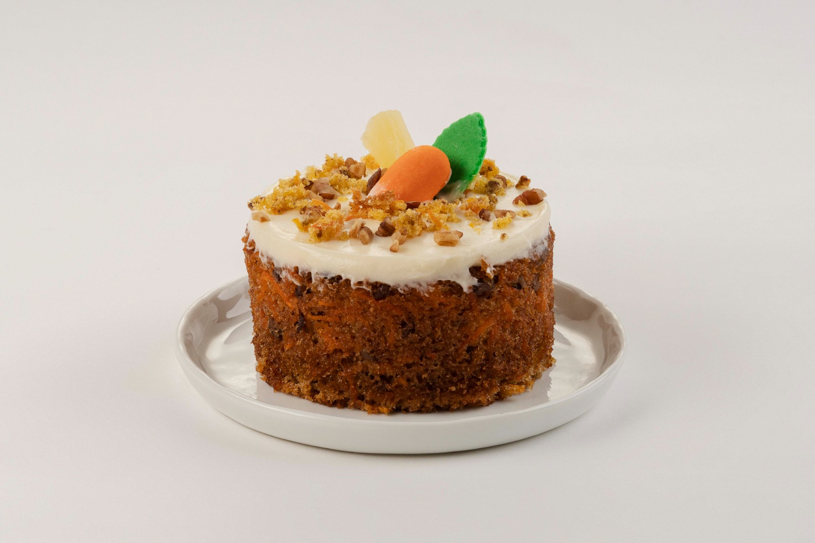 123 - Pastel zanahoria individual